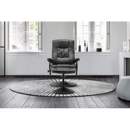 Memphis Swivel Chair and Footstool
