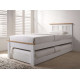 Halkyn Oak And White Guest Bed