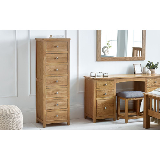 Mallory 7 Drawer Narrow Chest