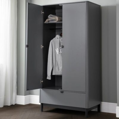 Chloe 2 Door 1 Drawer Wardrobe