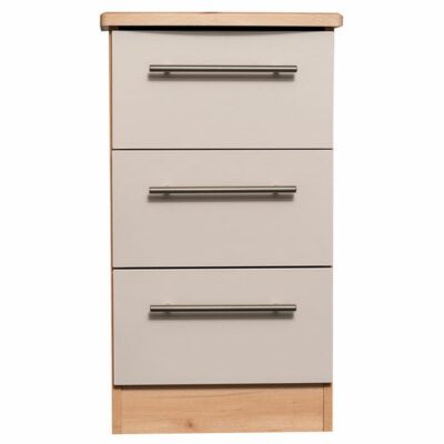 Gosforth 3 Drawer Bedside